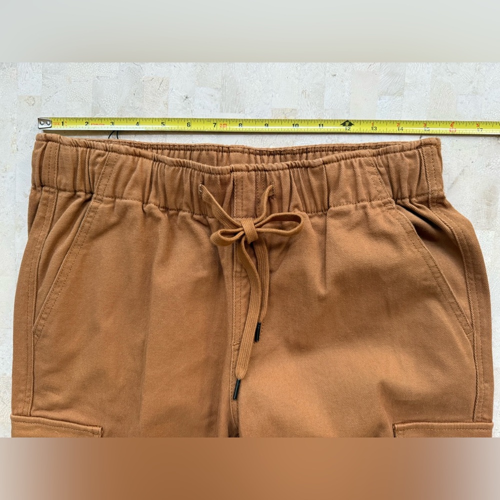 Cabi Jargon Jogger Size M 6695 Nutmeg Cargo Pants Pockets Spring 2025 Canvas - Picture 4 of 7